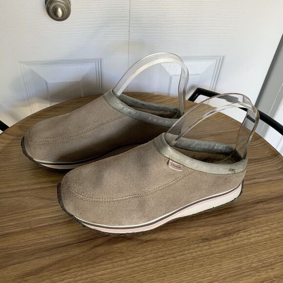 Womens Vans Suede Street Clog II Shoes Size 8.5 Slip-On Beige - Picture 13 of 16